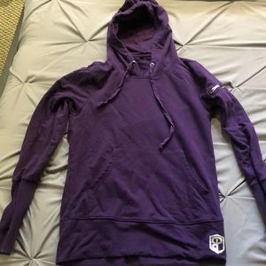 Born Primative Open Back Purple Sweatshirt